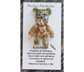 Sacred Medicine Pocket Bear by Stacey Smith