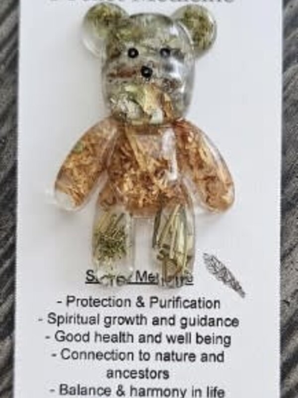 Sacred Medicine Pocket Bear by Stacey Smith