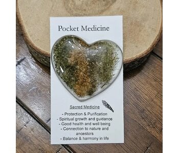 Sacred Medicine Pocket Heart by Stacey Smith