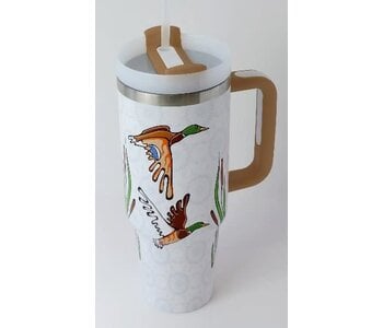 40oz Travel Tumbler "Mallards" by Storm Angeconeb