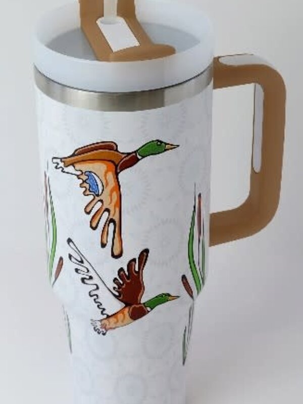 40oz Travel Tumbler "Mallards" by Storm Angeconeb