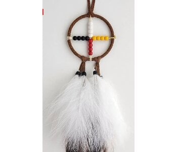 2.5" Brown Medicine Wheel