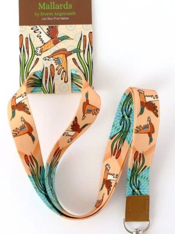 Art Lanyard "Mallards" by Storm Angeconeb