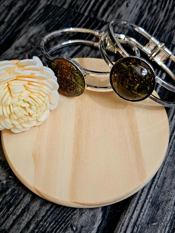 Sacred Medicine Bracelet, Front open, by Stacey Smith