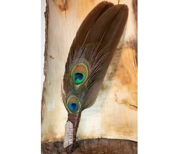 Cleansing Feather - Fan with Quartz