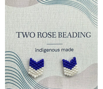 Beaded Stud Earrings by Jenn Carman
