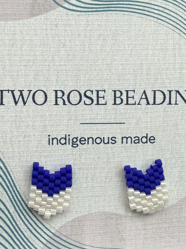 Beaded Stud Earrings by Jenn Carman