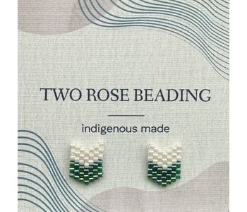 Small Beaded Stud Earrings by Jenn Carman