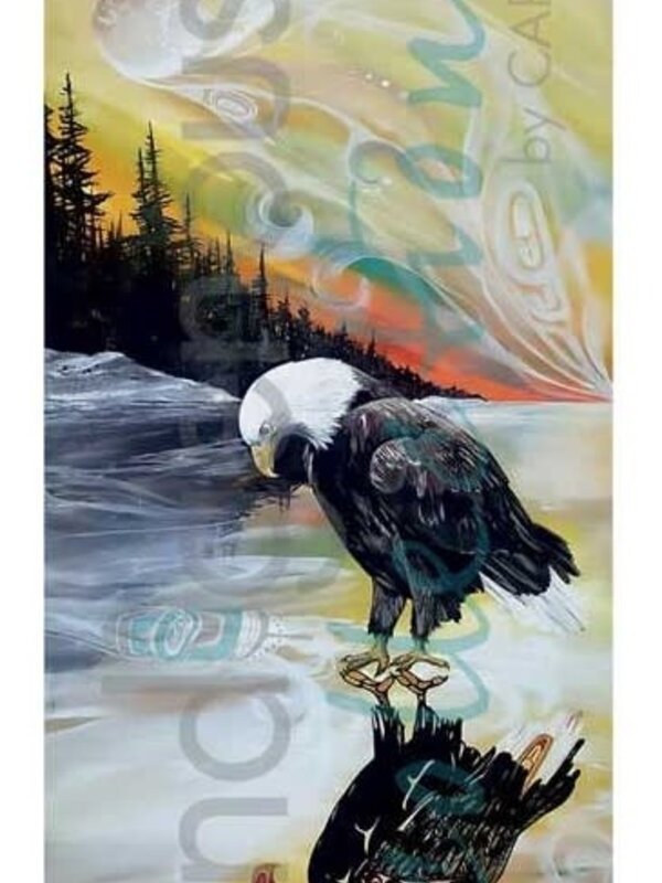 Framed and Matted art card Impressions by Karen Erickson