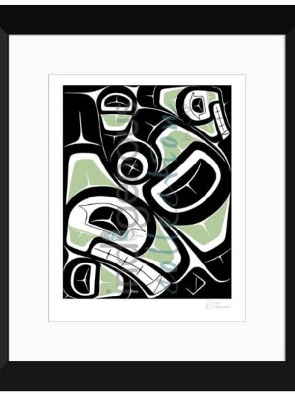 Framed and Matted Limited Edition Whale by Derek Thomas