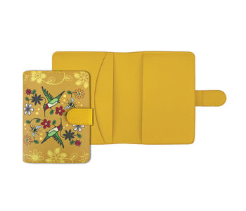 Passport Holder - Hummingbird (Nenookaasi) by Storm Angeconeb