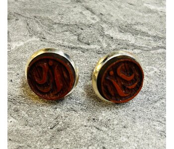 Salmon Head Stud Earrings by Raven Wolden