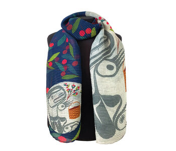 Eco Scarf - Berry Picker in The Moon by Alln Weir