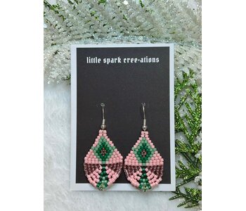 Beaded Earrings by Little Spark Cree-ationse
