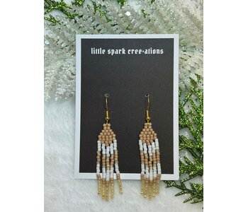Mini beaded earrings by Little Spark Cree-ations