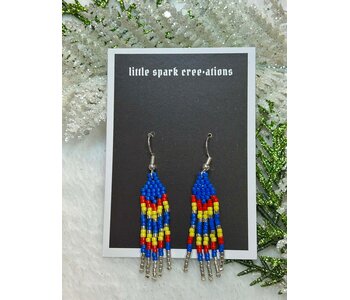 Mini beaded earrings by Little Spark Cree-ations