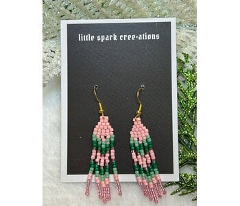 Mini beaded earrings by Little Spark Cree-ations
