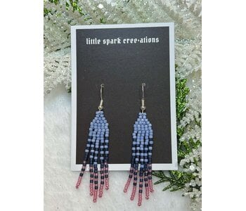 Mini beaded earrings by Little Spark Cree-ations