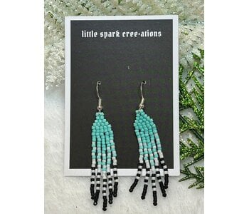 Mini beaded earrings by Little Spark Cree-ations