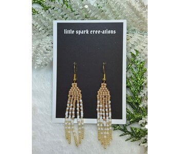 Mini beaded earrings by Little Spark Cree-ations