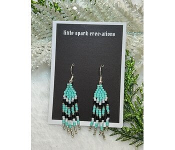 Mini beaded earrings by Little Spark Cree-ations