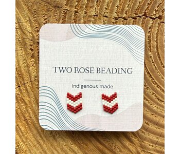 Beaded Stud Earrings by Jenn Carman