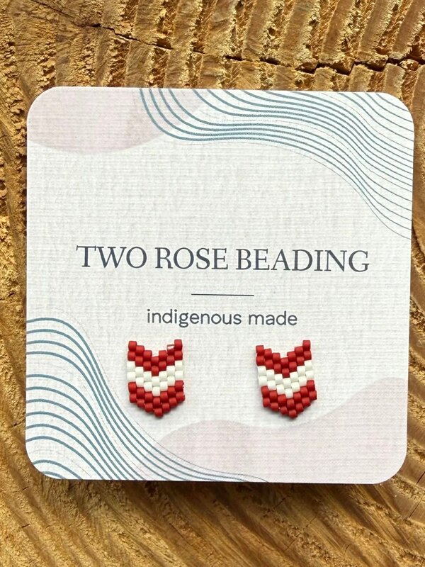 Beaded Stud Earrings by Jenn Carman