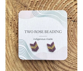 Beaded Stud Earrings by Jenn Carman