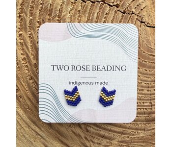 Beaded Stud Earrings by Jenn Carman