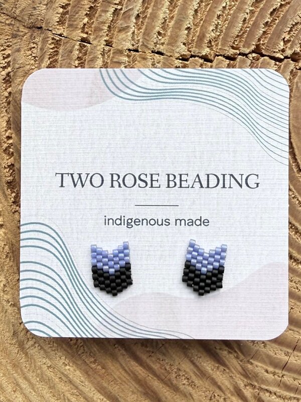 Beaded Stud Earrings by Jenn Carman