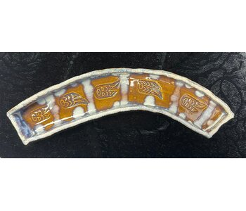 Pottery Curved Serving Dish by Cynthia Robinson