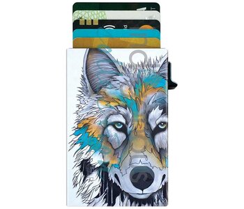 Metal Card Holder Alpha by Micqaela Jones