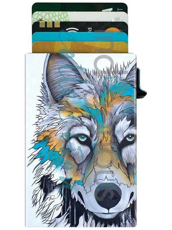 Metal Card Holder Alpha by Micqaela Jones