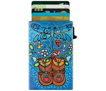 Metal Card Holder Little Ancestors by Jackie Traverse