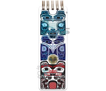 Notepad Eagle, Raven, Beaver by Clarence Mills