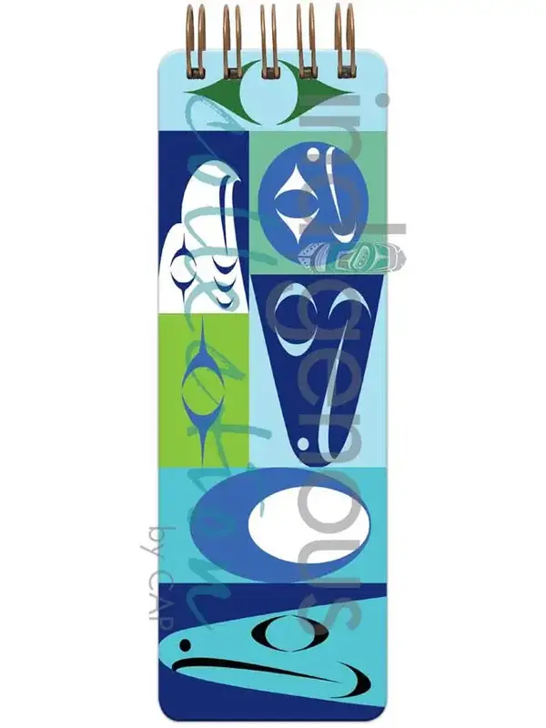 Notepad Coast Salish Design by  Zac George Skokaylem
