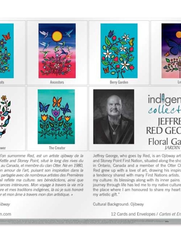 Boxed Cards Floral Garden by Jeffrey Red George
