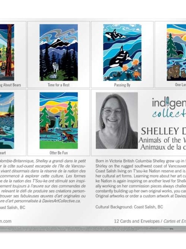 Boxed Cards Animals of the West Coast by Shelley Davies