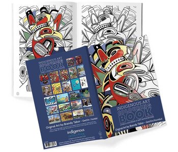 Indigenous Art Colouring Book by Brandy Tabor