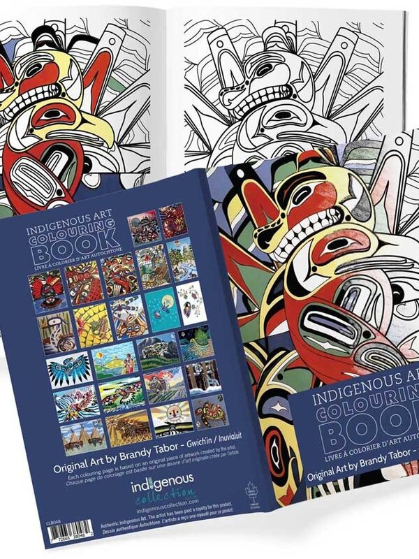 Indigenous Art Colouring Book by Brandy Tabor