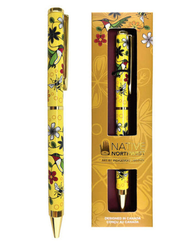 Premium Ballpoint Pen - Hummingbird by Storm Angeconeb