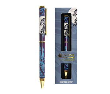 Premium Ballpoint Pen - Raven Moon by Allan Weir