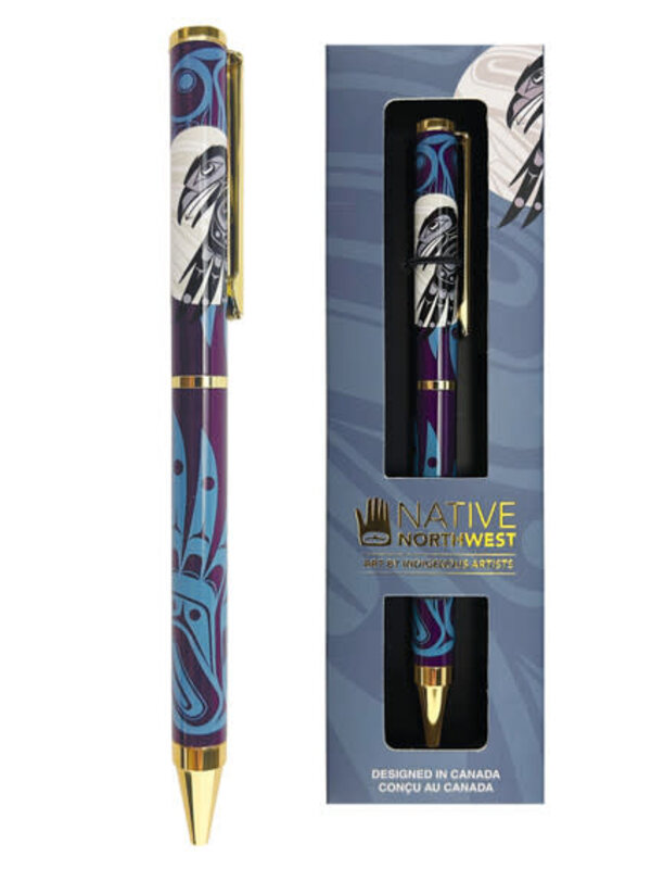 Premium Ballpoint Pen - Raven Moon by Allan Weir
