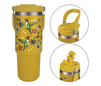 Easy-Carry Insulated Tumbler (30oz) - Hummingbird  by Storm Angeconeb