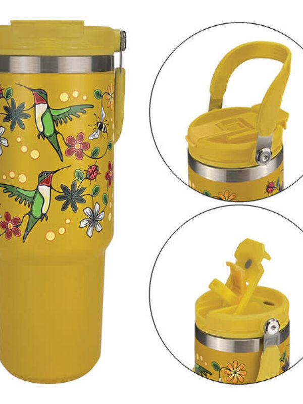 Easy-Carry Insulated Tumbler (30oz) - Hummingbird  by Storm Angeconeb