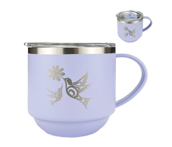 Stackable Travel Mug (11oz) - Hummingbirds by Nicole La Rock