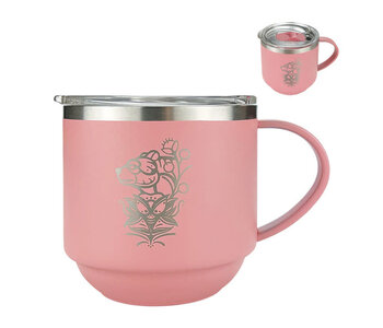 Stackable Travel Mug (11oz) - Bear (Courage) byJustine Proulx