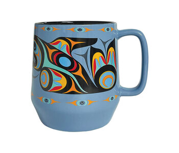 Big Ceramic Mug (20oz) - Whale by Maynard Johnny, Jr