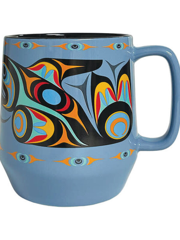 Big Ceramic Mug (20oz) - Whale by Maynard Johnny, Jr