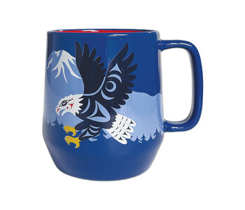 Big Ceramic Mug (20oz) - Sp'óq'es (Eagle) by Terry Horne